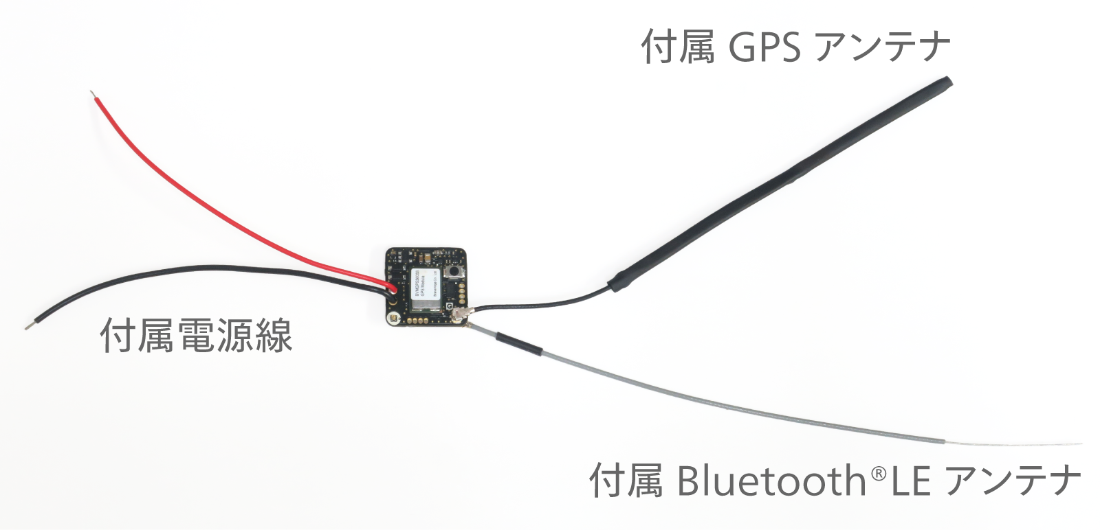 付属アンテナ＆電源線